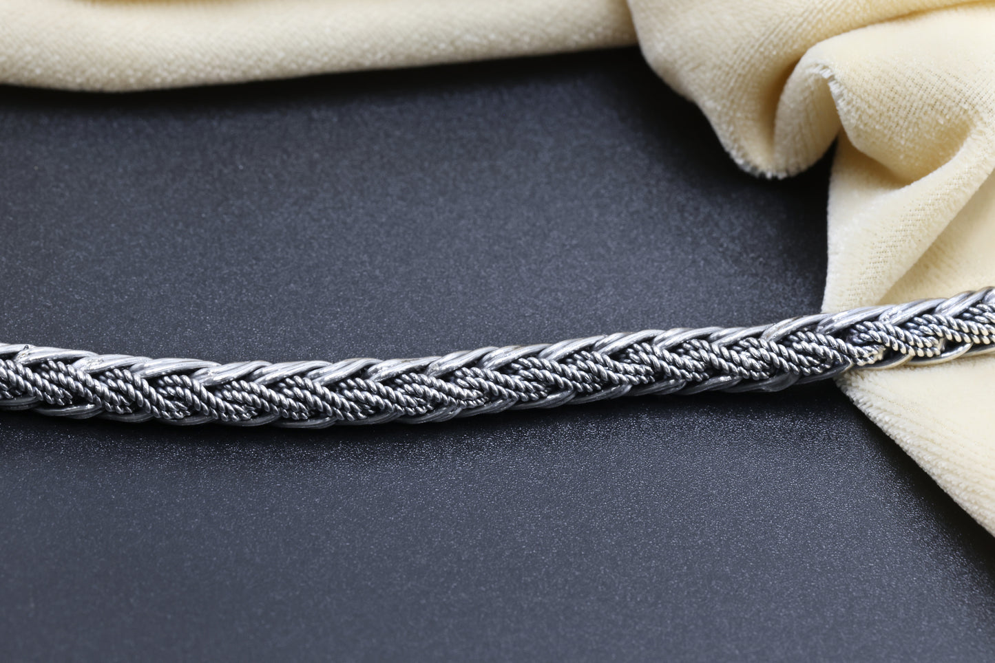 Royal Flex Antique Silver Men’s Bracelet
