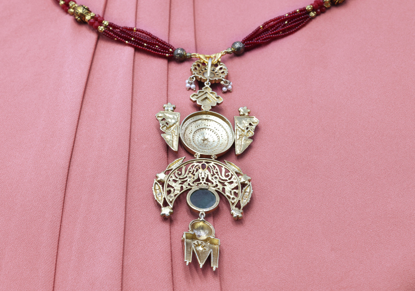 Heritage Temple Pendant Mala