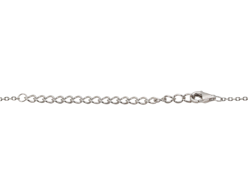 Ruby Radiance Silver Chain