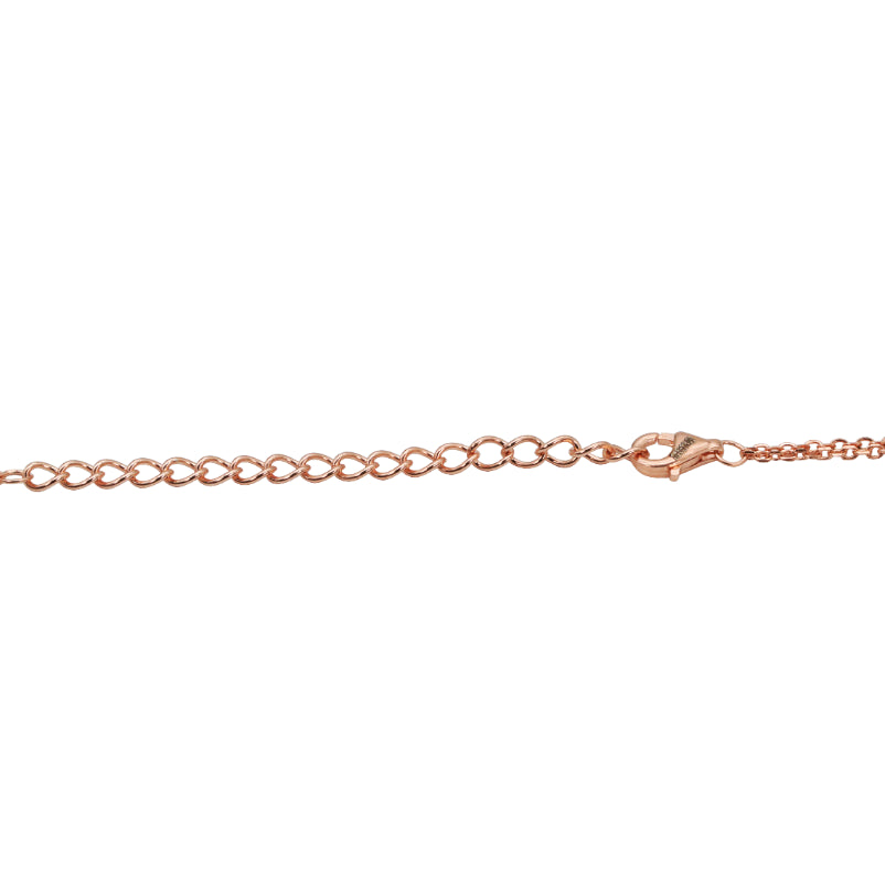 Blush Sparkle Double Strand Chain