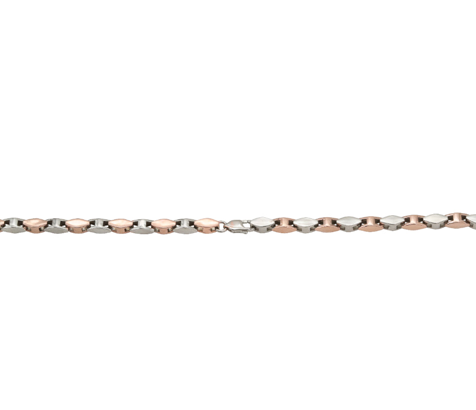 Blush & Brilliance Dual-Tone Chain