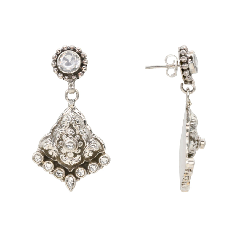 Vintage Filigree Gleam Earrings