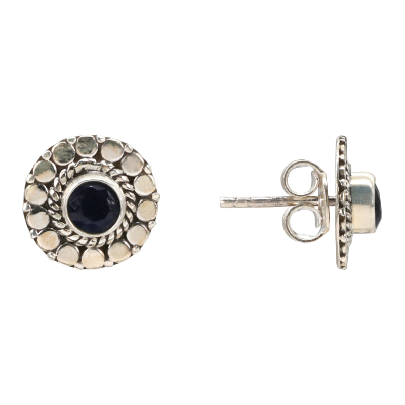 Midnight Bloom Stud Earrings