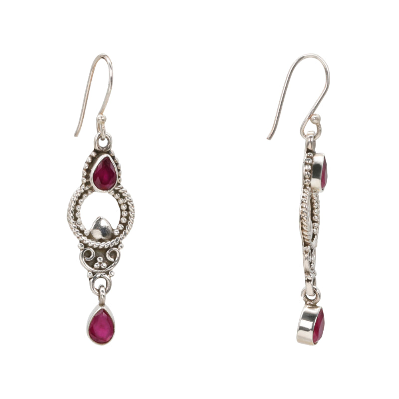 Artisan Silver Drop Earrings