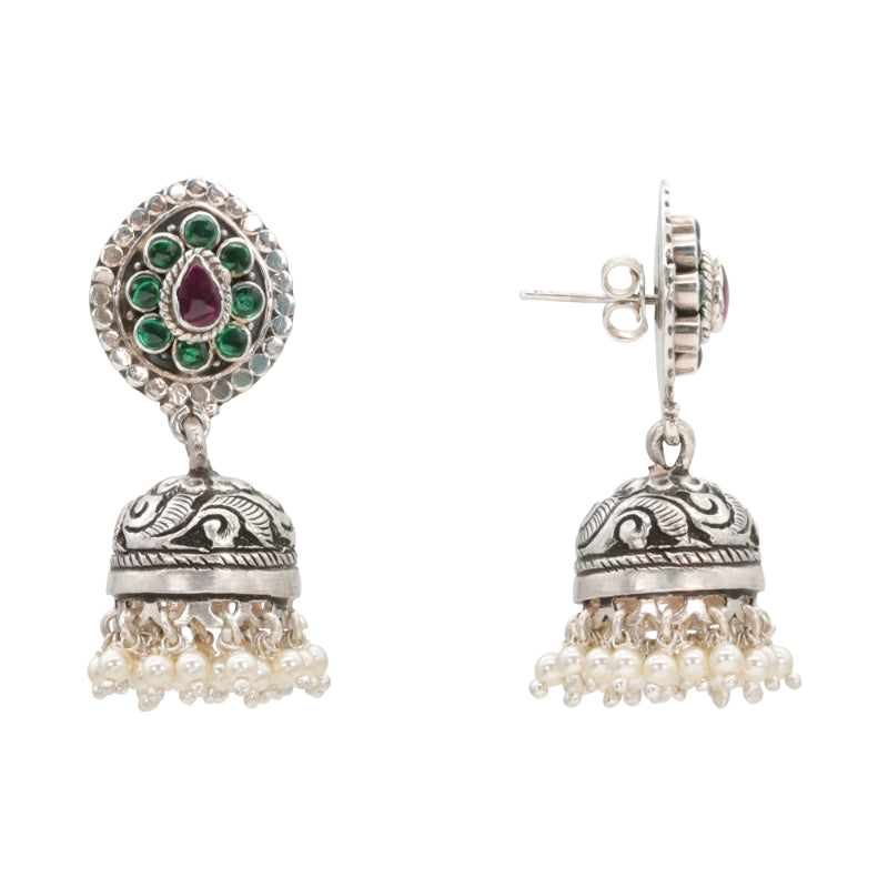 Peacock Splendor Jhumka