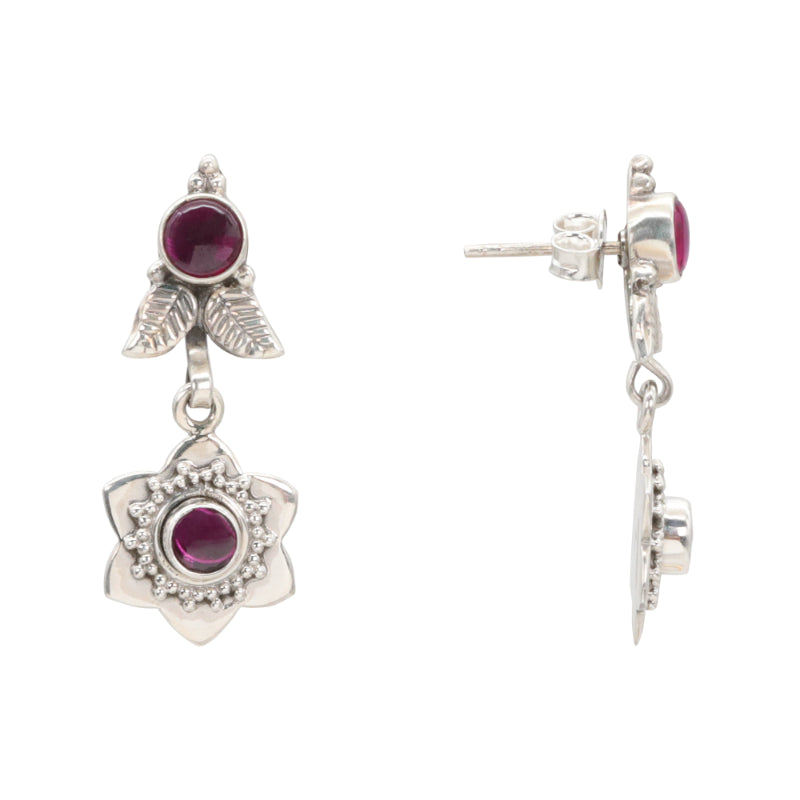 Ruby Cascade Earrings