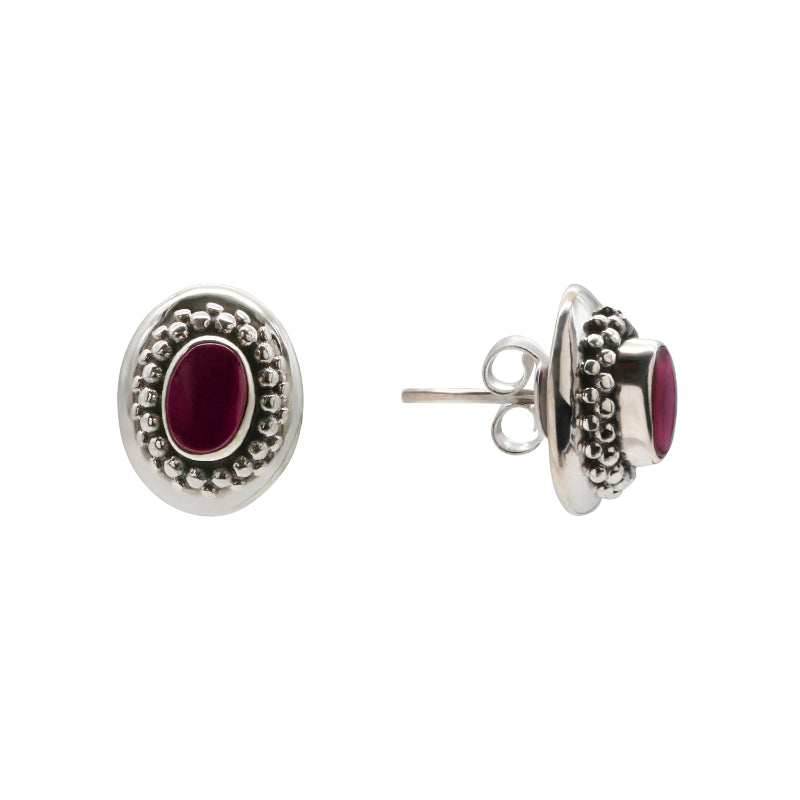 Redstone Stud Earrings