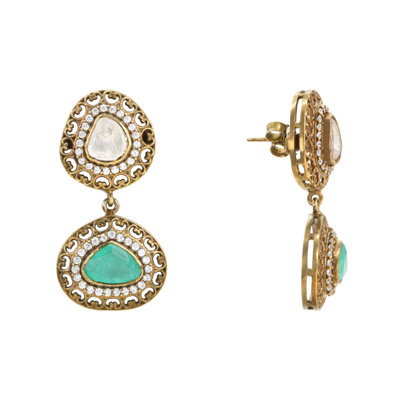 TriNetra Harit Jyoti Earrings