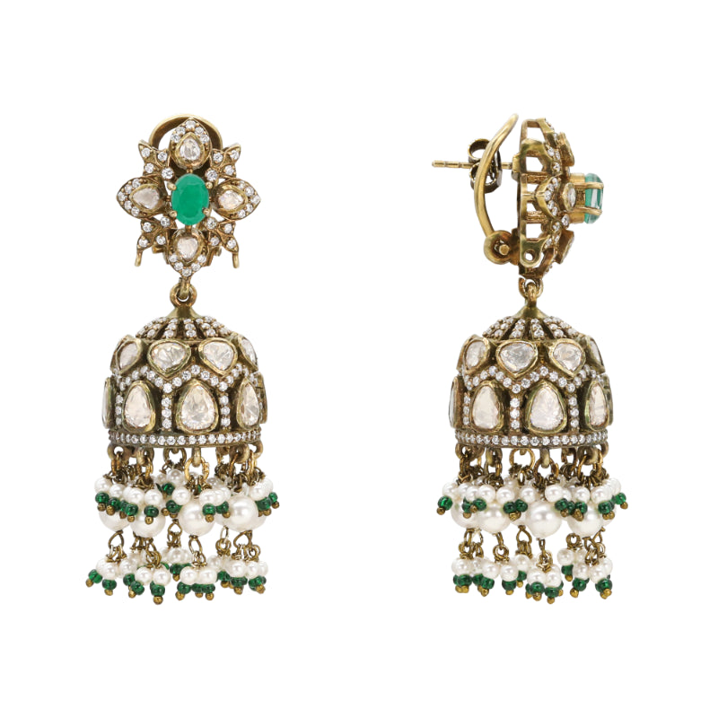 Indra Dhanush Mani Jhumkas