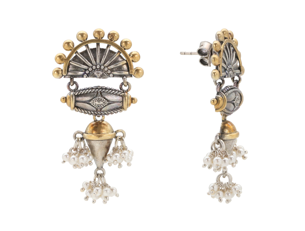 Celestial Drum Earrings