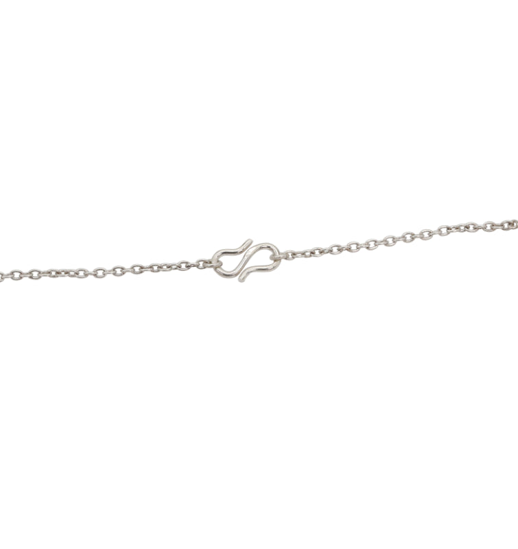 Geometric Ruby Bloom Necklace