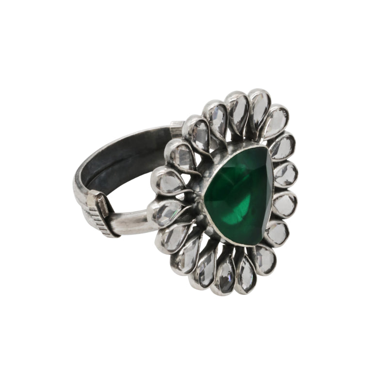 Green Stone Enchantment Ring