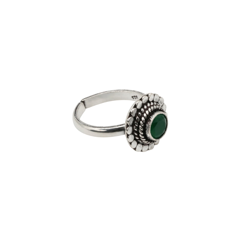Verdant Tide Toe Ring
