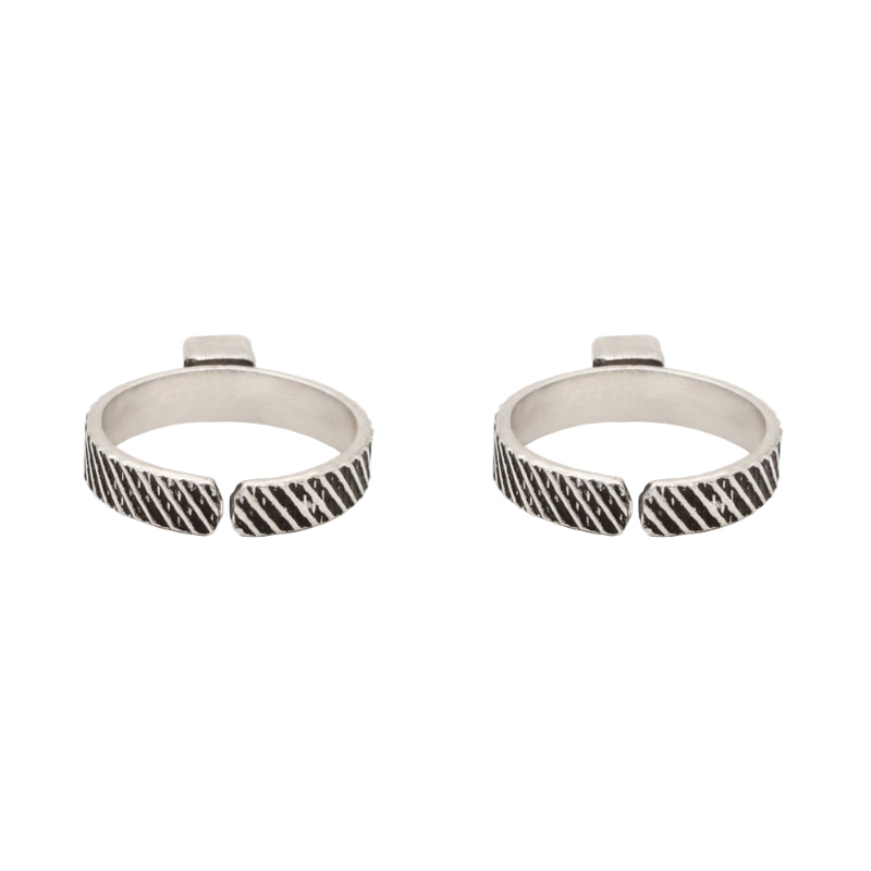 Aadhunik Bindu Toe Rings