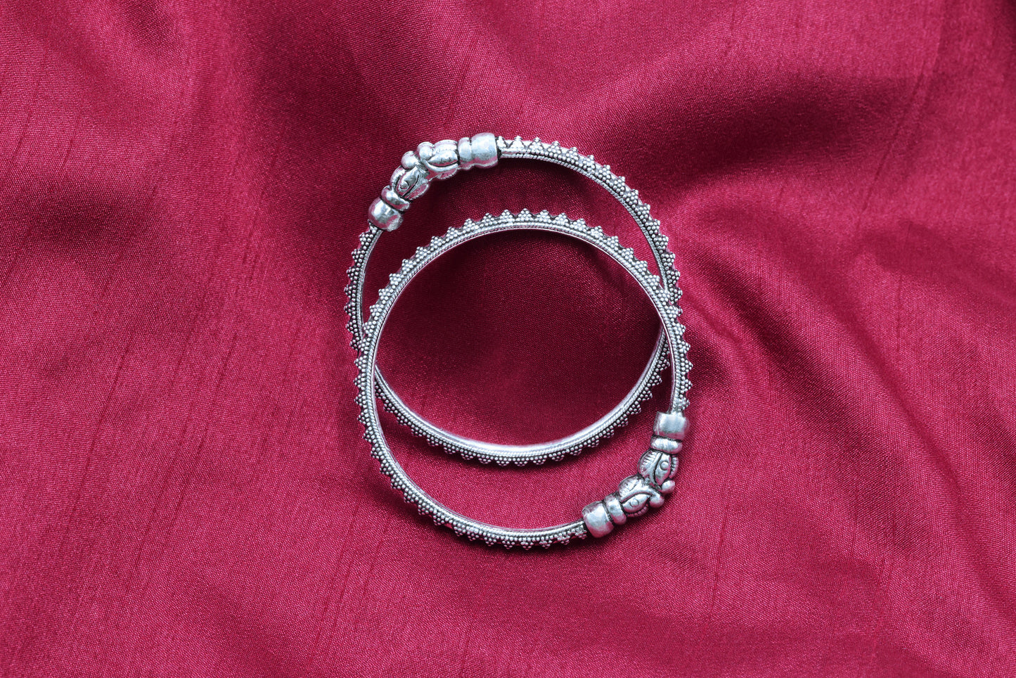 Moonlight Oxidised Bangles