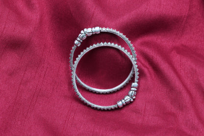 Moonlight Oxidised Bangles