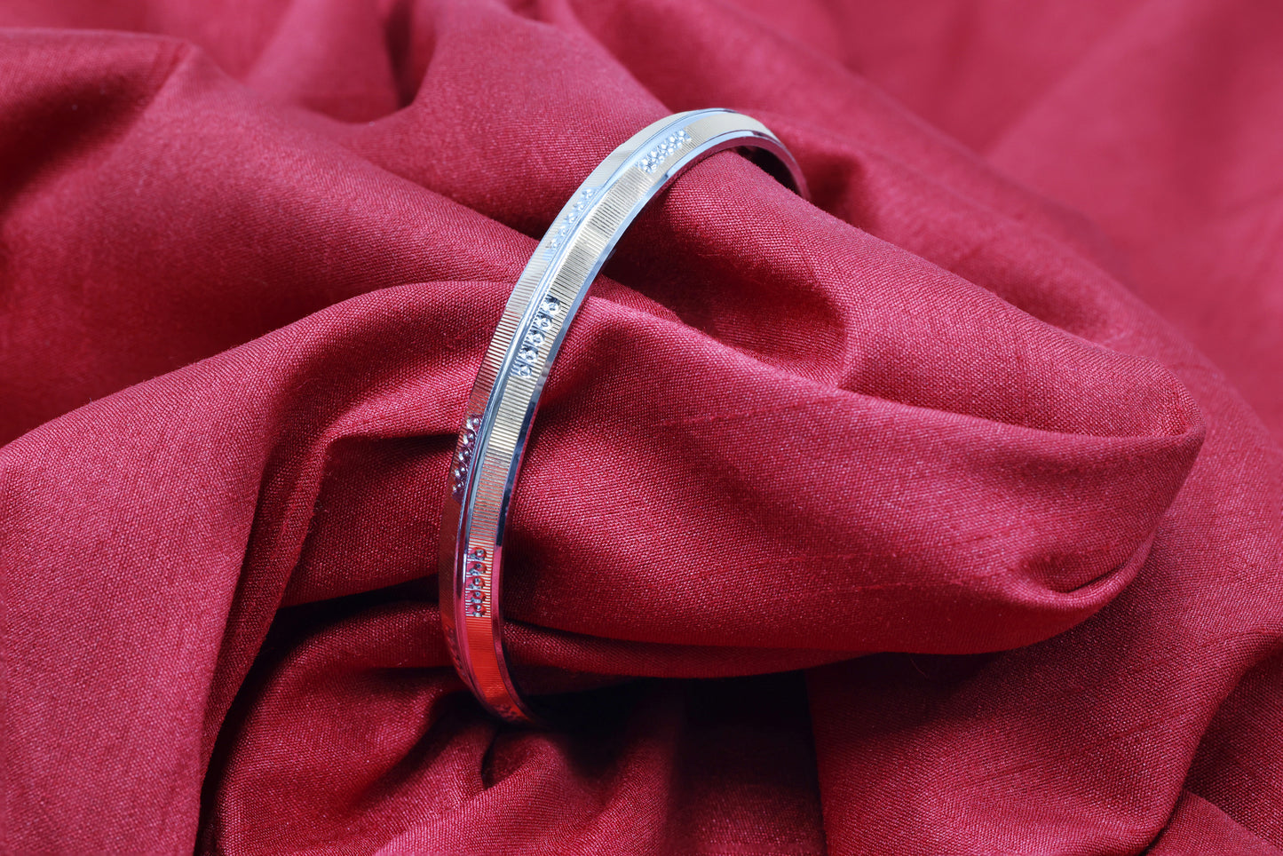 Royal Edge Sterling Silver Gents Kada