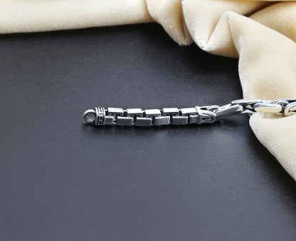 Titan Edge Sterling Silver Men’s Bracelet