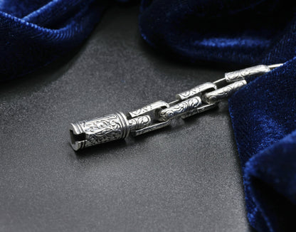 Vintage Link Antique Silver Men’s Bracelet