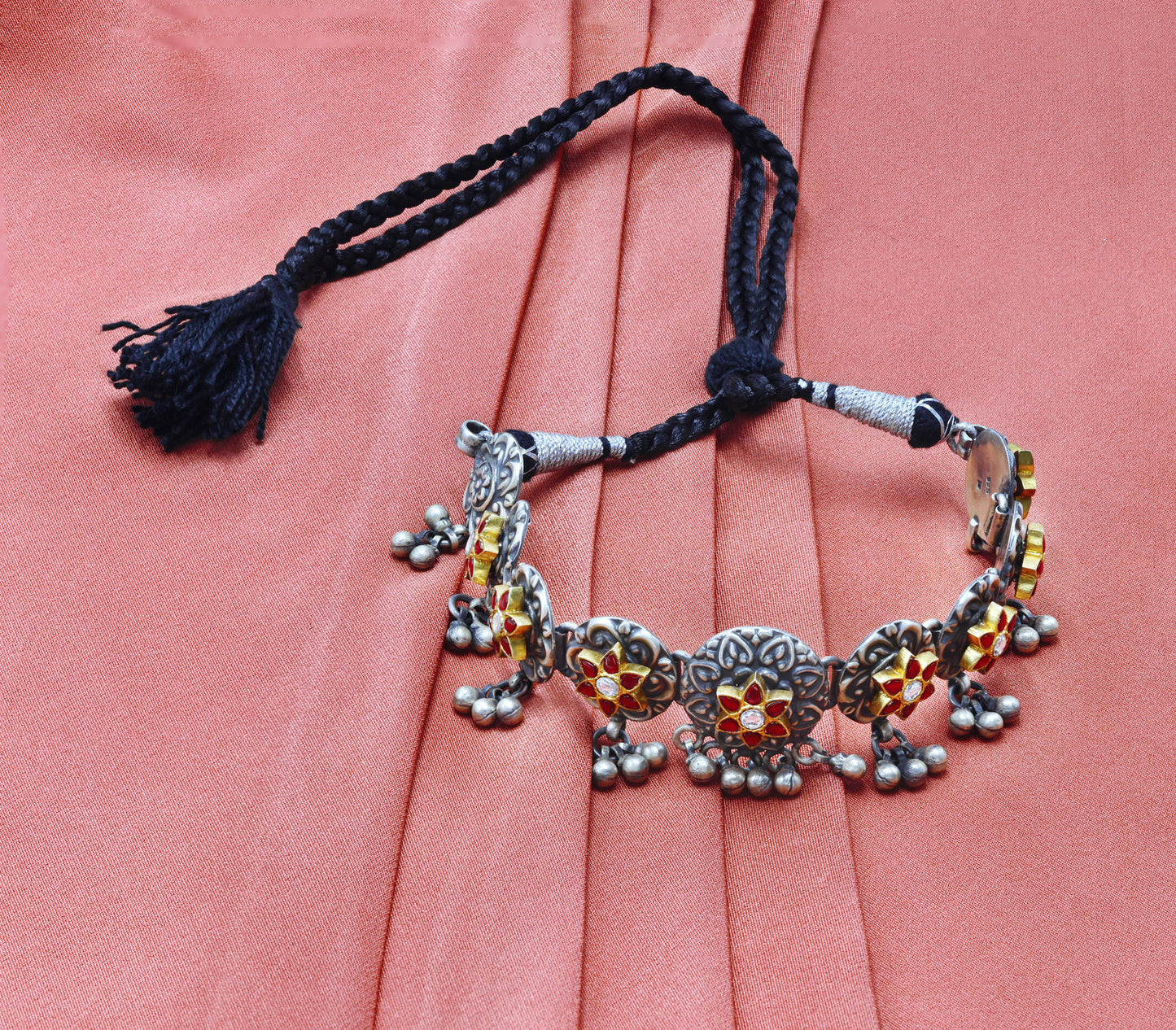 Ladies Chik Patti Dual Tone Necklace
