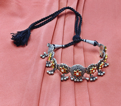 Ladies Chik Patti Dual Tone Necklace