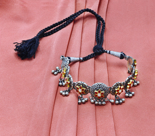 Ladies Chik Patti Dual Tone Necklace