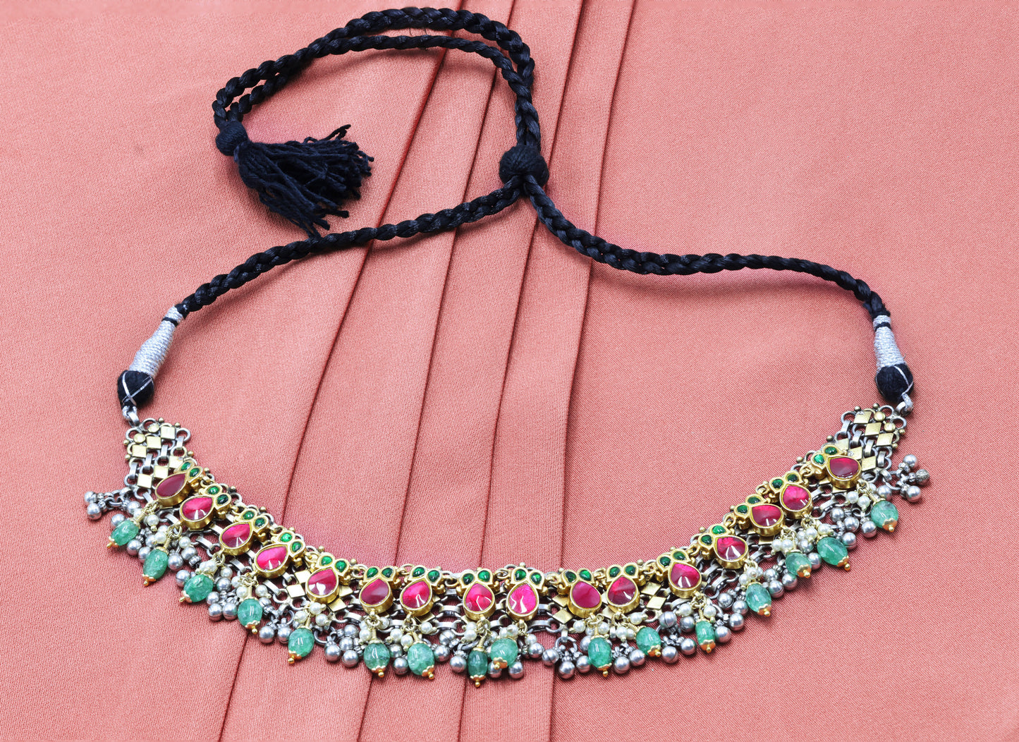 Royal Pearl Chik Patti Necklace