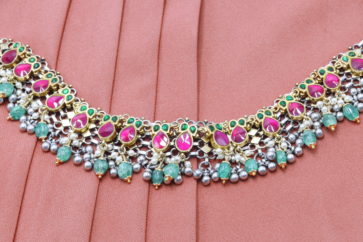 Royal Pearl Chik Patti Necklace