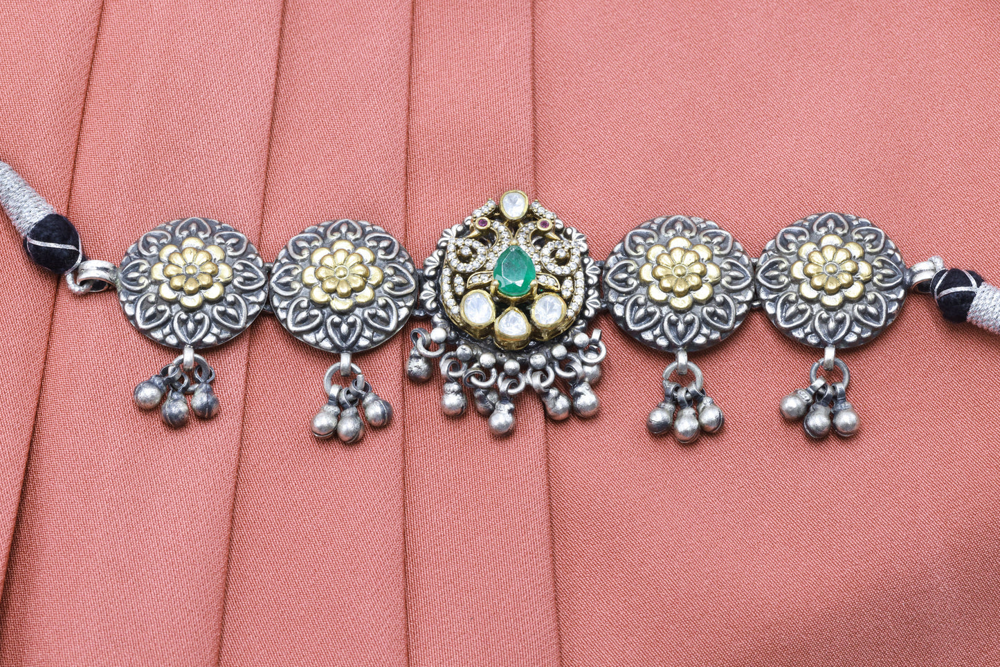 Emerald Bloom Chik Patti Necklace