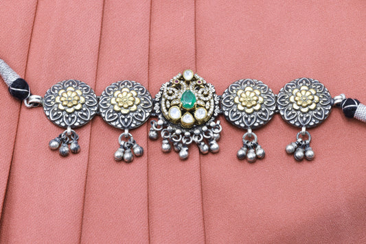Emerald Bloom Chik Patti Necklace