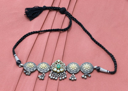 Emerald Bloom Chik Patti Necklace