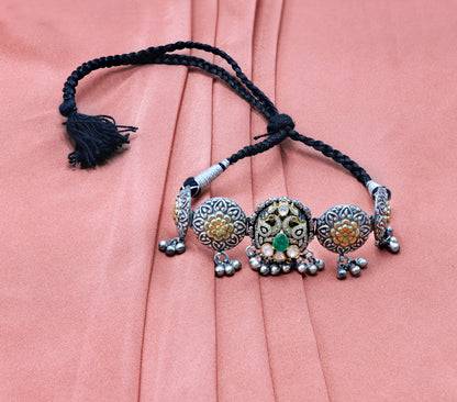 Emerald Bloom Chik Patti Necklace