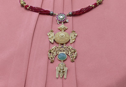 Heritage Temple Pendant Mala