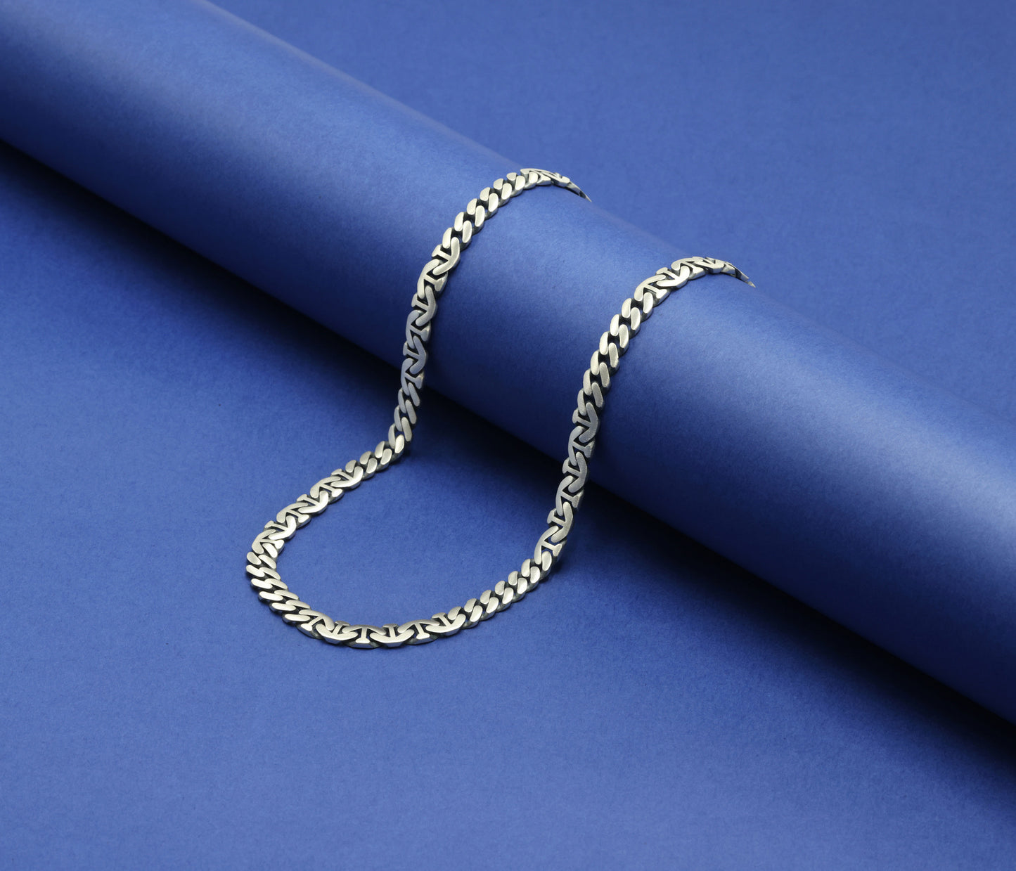 Royal Link Antique Silver Chain