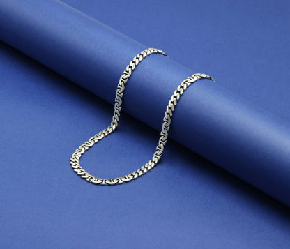 Royal Link Antique Silver Chain