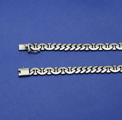 Royal Link Antique Silver Chain