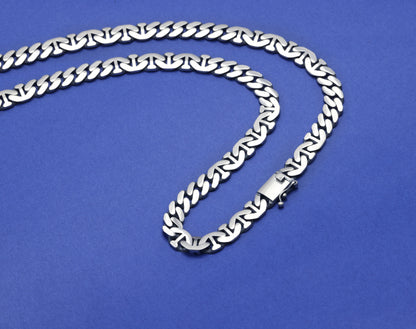 Royal Link Antique Silver Chain