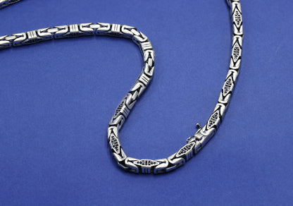 Heritage Link Antique Silver Chain