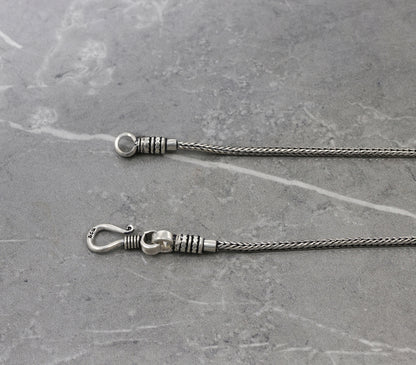 Classic Snake Antique Silver Chain