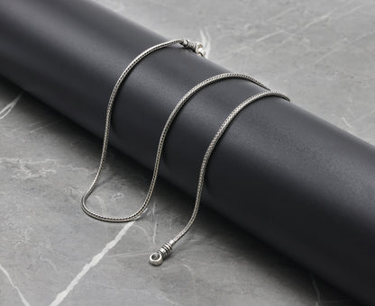 Classic Snake Antique Silver Chain