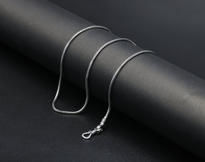 Midnight Rope Antique Silver Chain