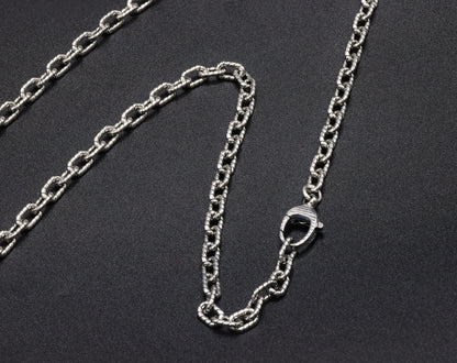 Vintage Link Antique Silver Chain