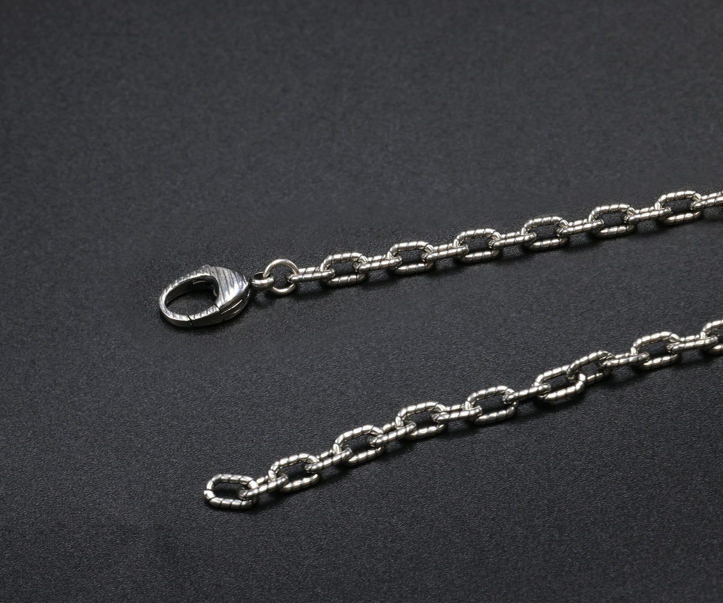 Vintage Link Antique Silver Chain