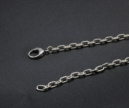 Vintage Link Antique Silver Chain