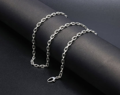 Vintage Link Antique Silver Chain