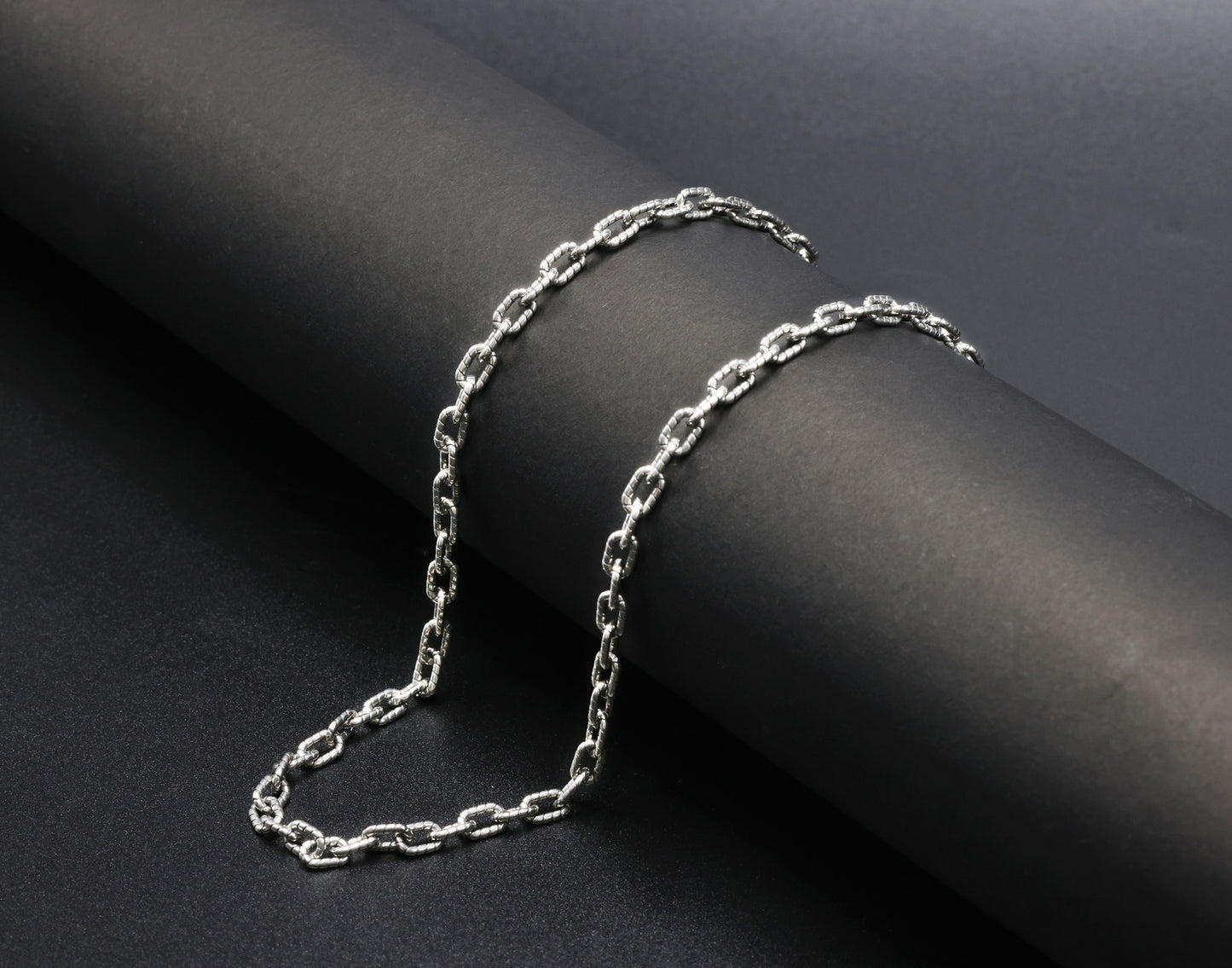 Vintage Link Antique Silver Chain