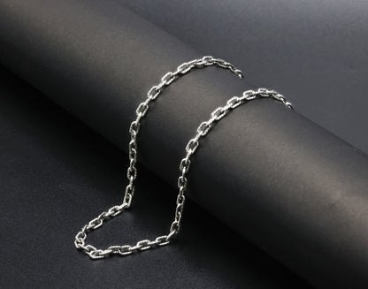 Vintage Link Antique Silver Chain