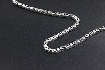 Imperial Grid Antique Silver Chain