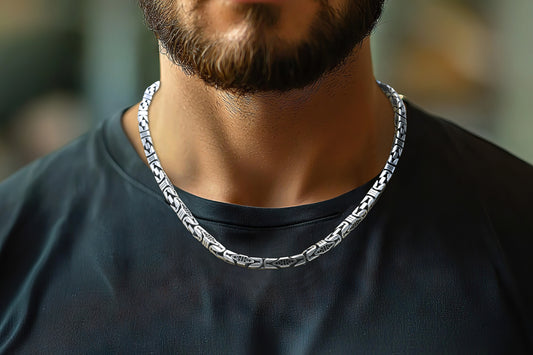 Heritage Link Antique Silver Chain