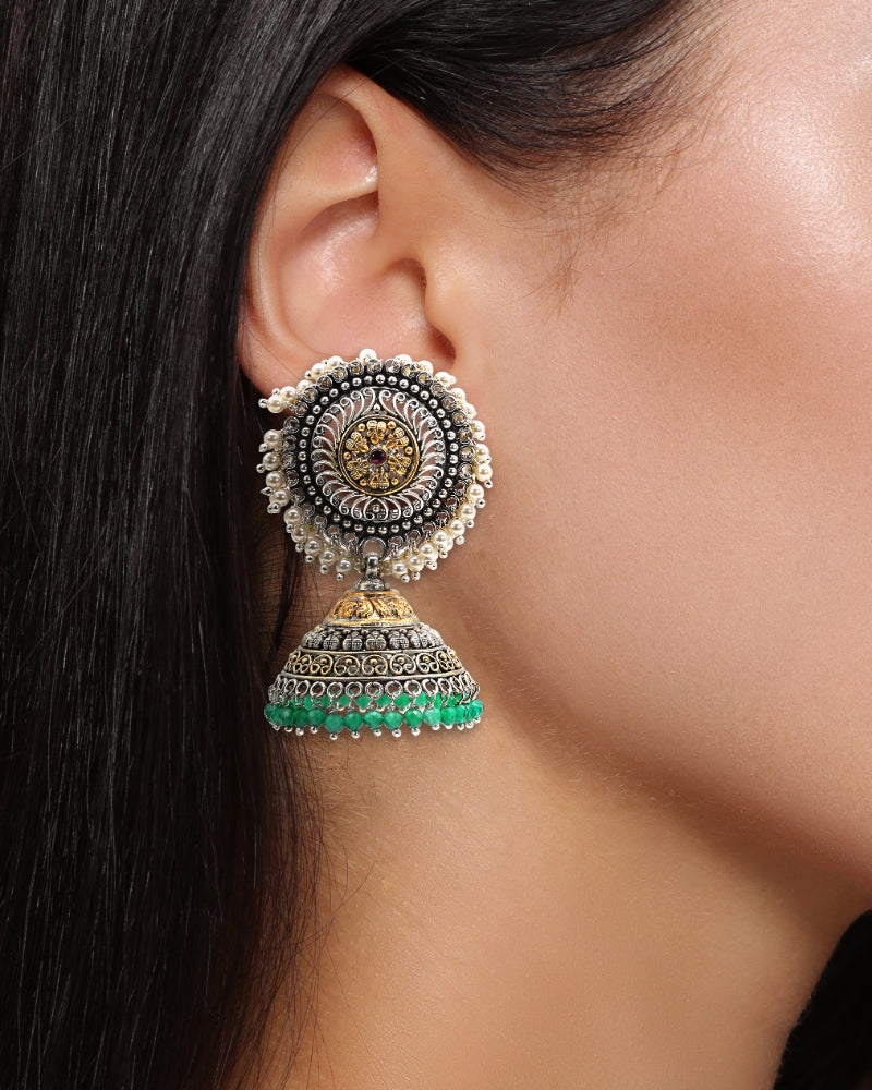 Antique Multicoloured Jhumka